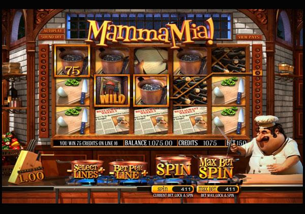 Грати Безкоштовно або на Гроші в Гральний Автомат Mamma Mia