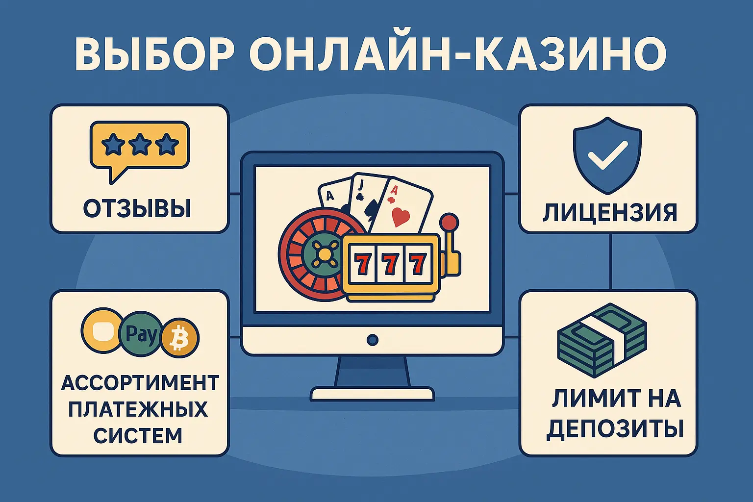 4 основных параметра выбора онлайн казино
