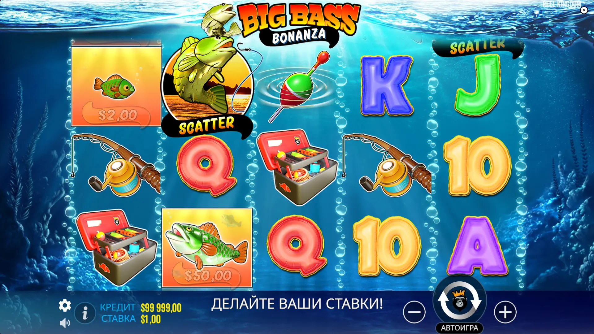 Видеослот Big Bass Bonanza
