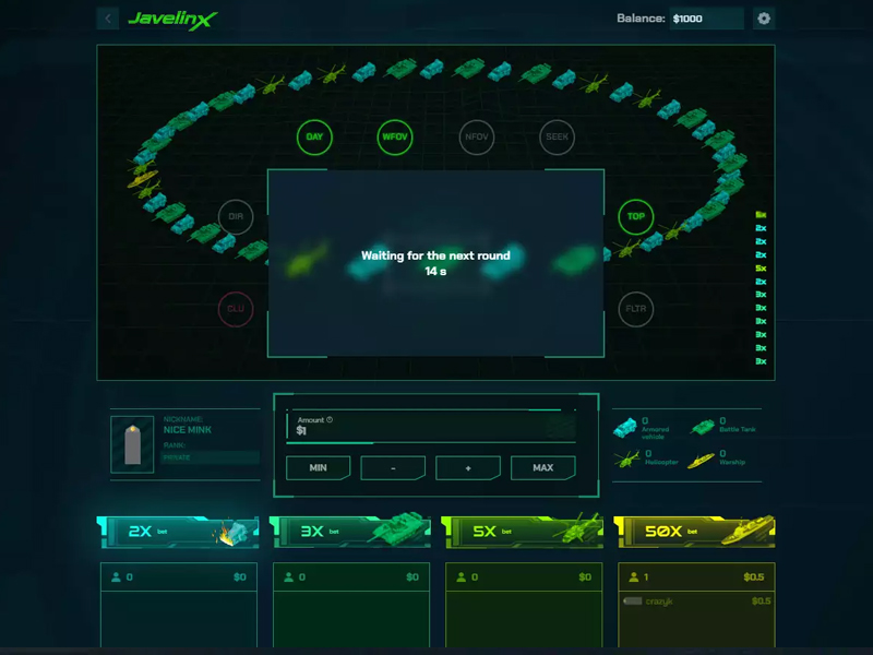 Играть Бесплатно Или На Деньги в игровые автоматы ДжавелинX
