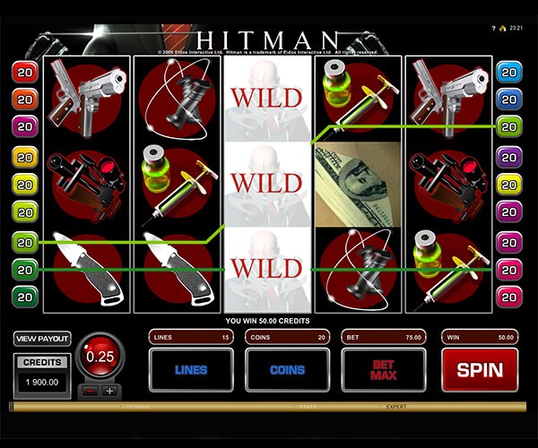 Играть Бесплатно или на деньги в игровые автоматы Hitman
